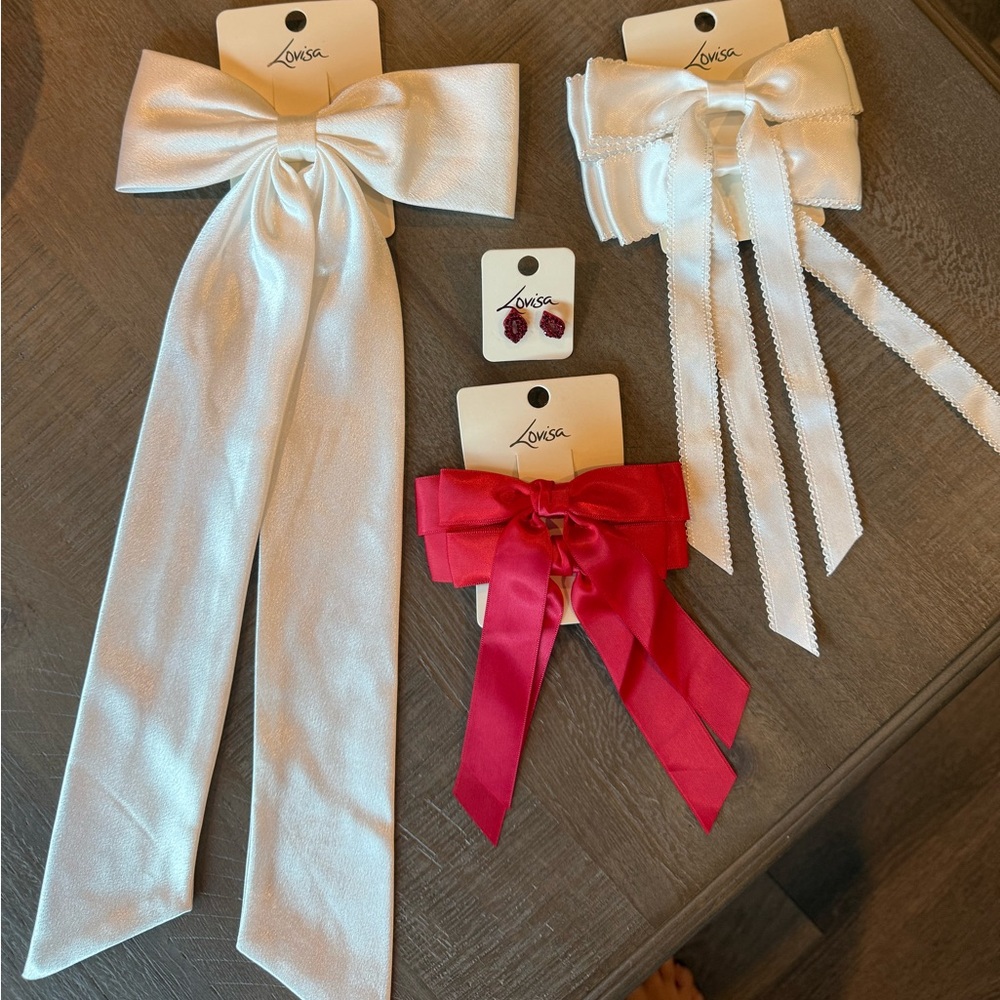Lovisa Coquette Bows and Earring Bundle